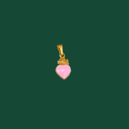 Pineapple Heart  Charm